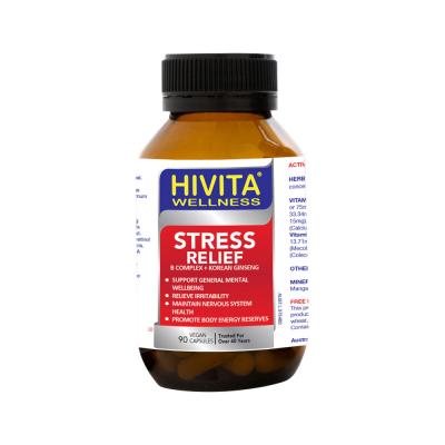 HiVita Wellness Stress Relief (B Complex + Korean Ginseng) 90vc